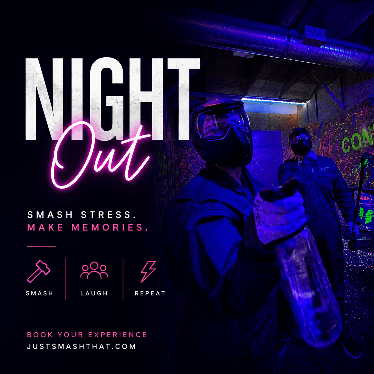 Girls' Night, But Make It a Rage Room