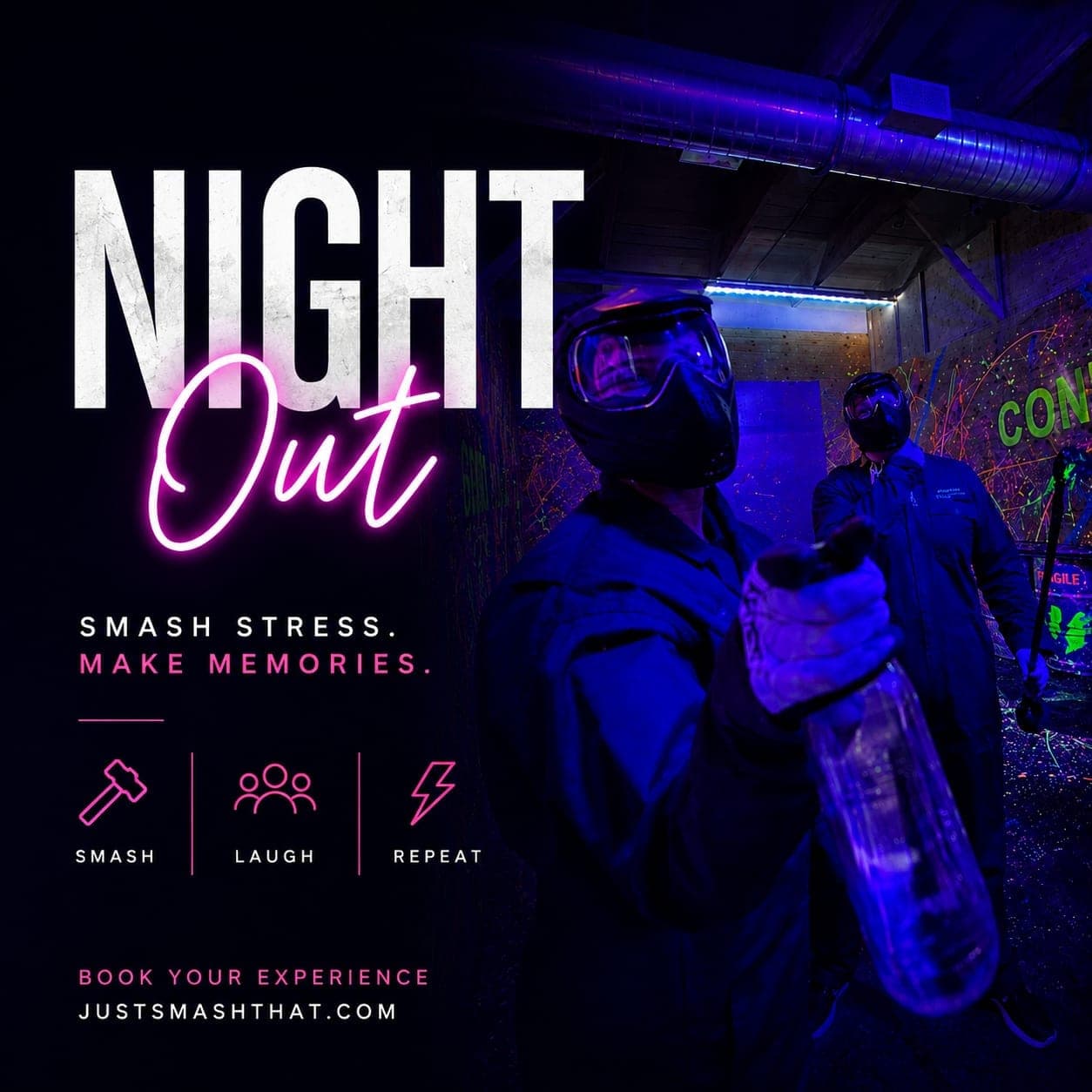Girls' Night, But Make It a Rage Room